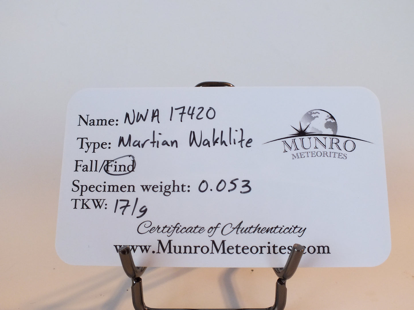 0.053g Nakhlite Meteorite