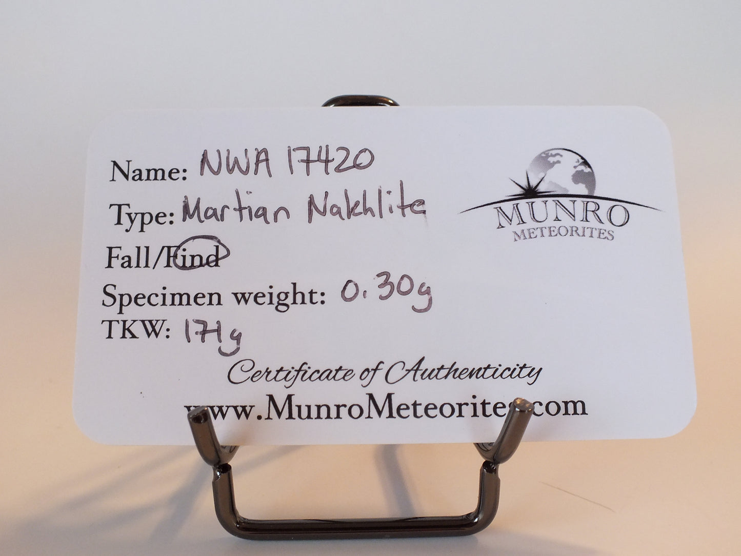 0.3g Nakhlite Meteorite